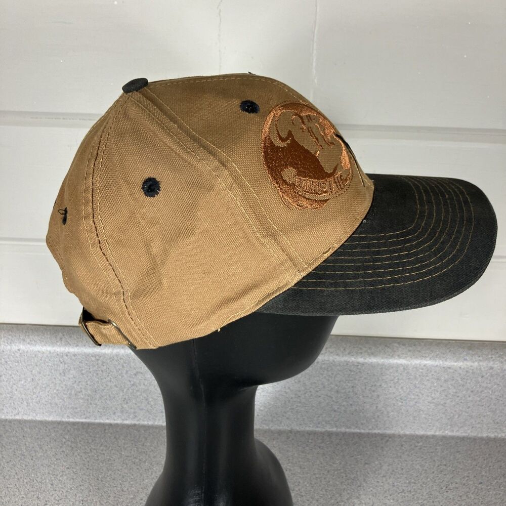 Vtg FSU Hat Cap Spellout Florida State Seminoles Brown Noles Snapback 80s 90s - Picture 4 of 9